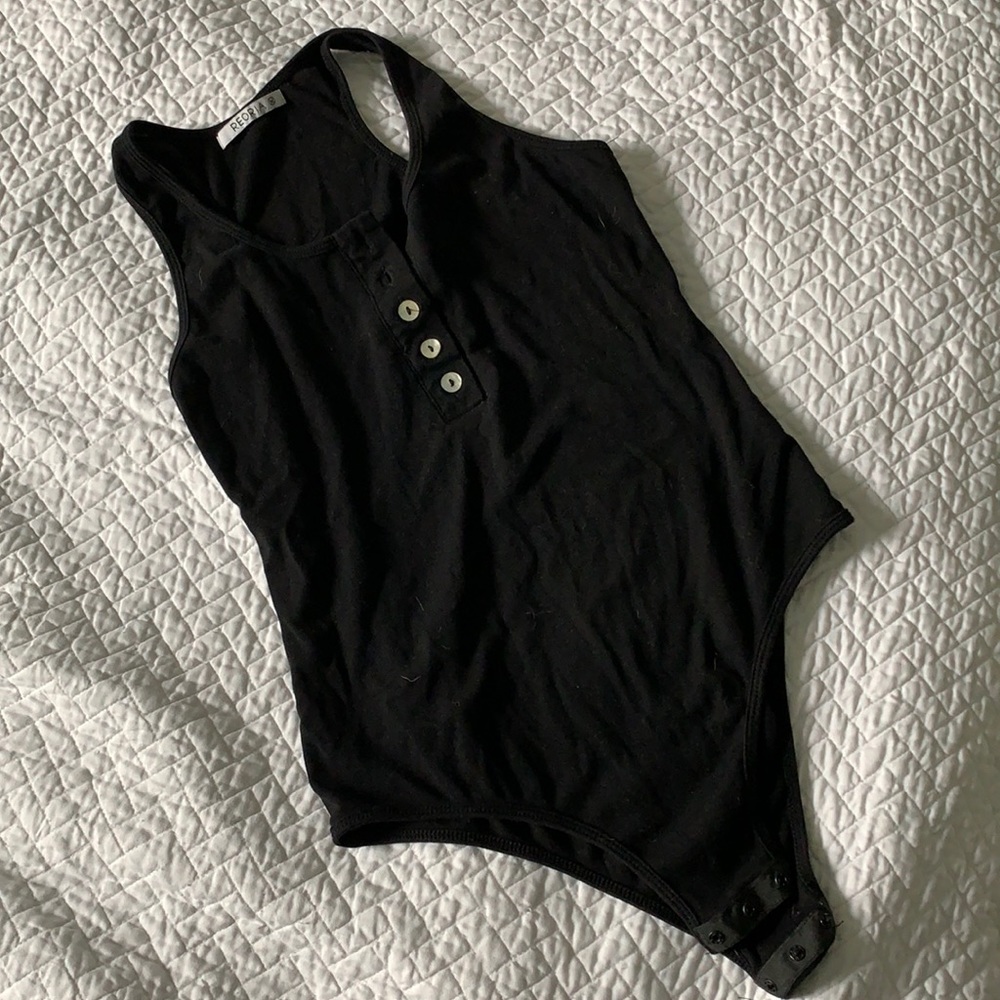 Racer back body suit